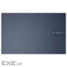 ноутбук 17.3FMI/C5-120U/16/512/Intel HD/DOS/BL/Qui et Blue ASUS X1704VA-AU982 (90NB13X2-M00H90)