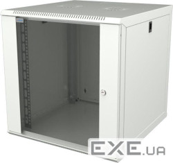 Шафа MIRSAN 19, 12U, WTC, 600x600 мм, максимально 80 кг, сіра (MR.WTC12U60DE.02)