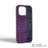Чохол до мобільного телефона Harder Glamorous Croco Apple iPhone 15 Pro Max Dark Purple (ARM76767)