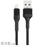 Дата кабель USB 2.0 AM to Micro 5P 1.0m 2.1A black XO (NB51-M-1-BK)