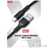 Дата кабель USB 2.0 AM to Micro 5P 1.0m 2.1A black XO (NB51-M-1-BK)
