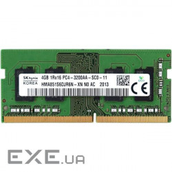 Модуль пам'яті HYNIX SO-DIMM DDR4 3200MHz 4GB (HMA851S6DJR6N-XN)