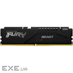 Модуль пам"яті Kingston Fury Beast Black DDR5-5600 8GB CL36-38-38 1.25V EXPO (KF556C36BBE-8)