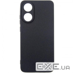 Чохол до мобільного телефона Dengos Carbon Oppo A78 4G (black) (DG-TPU-CRBN-185)