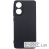 Чохол до мобільного телефона Dengos Carbon Oppo A78 4G (black) (DG-TPU-CRBN-185)