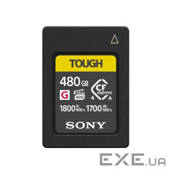 Карта пам',яті Sony CFexpress Type A 480GB R1800/W1700 Tough (CEAG480T.CE7)