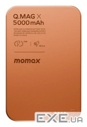 Портативний зарядний пристрій WRL 5000MAH Q.MAG X ORANGE IP116AM MOMAX