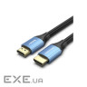 Кабель HDMI M-M,10.0 м, V2.0, 4K 60Гц , Aluminum Alloy Blue Vention (ALHSL)