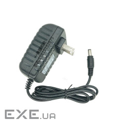 Імпульсний адаптер живлення KW-1420 14V 2А (28Вт) штекер 5.5 / 2.5, LED-індикація, Black (KW-1420-L) , Black (KW-1420-L)