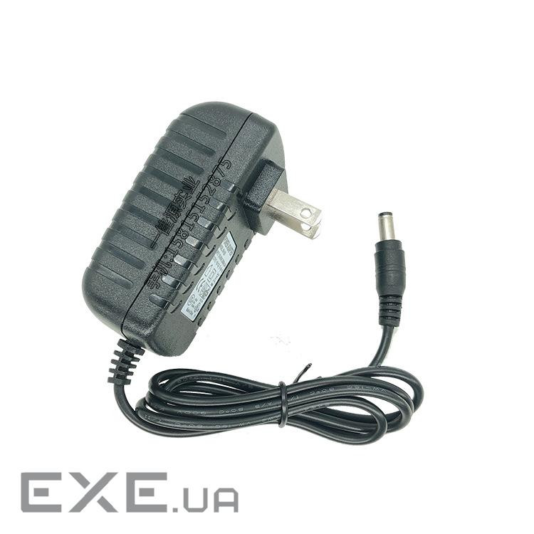 Імпульсний адаптер живлення KW-1420 14V 2А (28Вт) штекер 5.5 / 2.5, LED-індикація, Black (KW-1420-L) , Black (KW-1420-L)