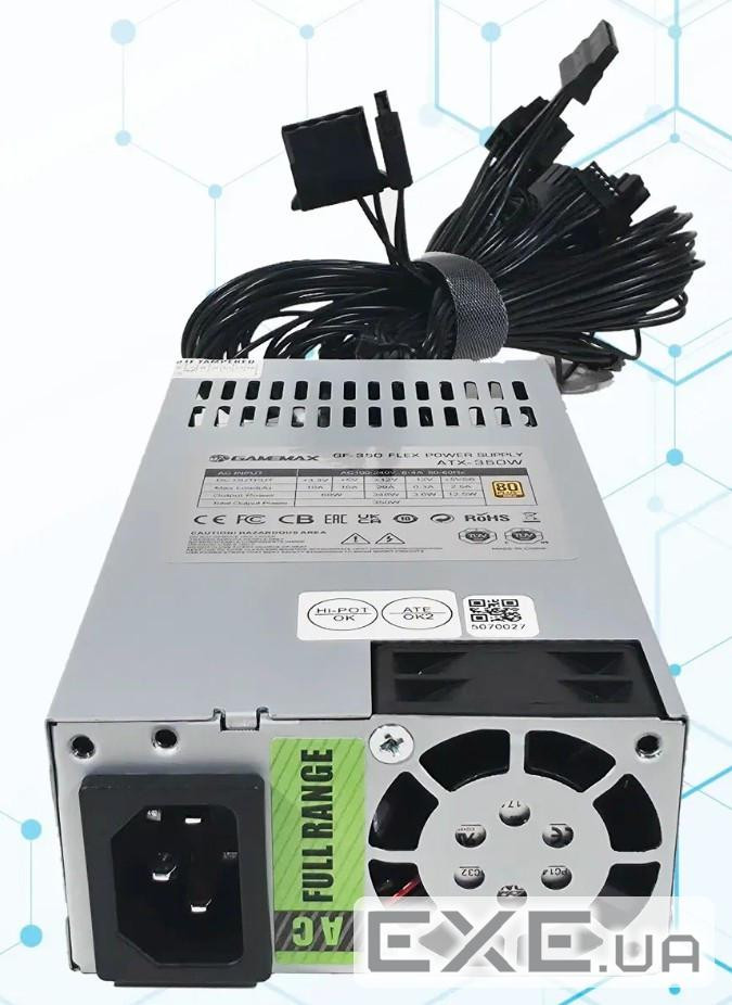 Блок живлення GAMEMAX GF-350W FLEX 80+ Gold