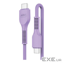 Дата кабель USB-C to USB-C 1.0m AR88 3A purple Armorstandart (ARM65291)