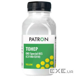 Тонер OKI C3100/C3200/C810 YELLOW 50г OCS Patron (OCS-Y-050)
