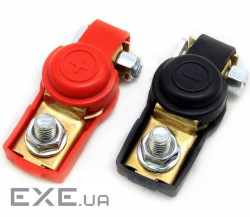 Клема для свинцево-кислотного акумулятора D2, мідь, 2 штуки в упаковці, ціна за упаковку (YT-39421) (YT-39421)