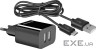 Зарядний пристрій Defender UPС-21 2xUSB,5V/2.1А кабель microUSB (83581)