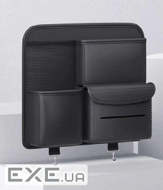 Автомобільний органайзер CABULE на передні сидіння, 35x28х7.5см, кріплення до сиді (CABULE-35287-Bl)