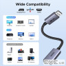 Кабель мультимедійний DisplayPort M to HDMI M 4K60Hz 18Gbps HDR10 3D Ugreen (95418)
