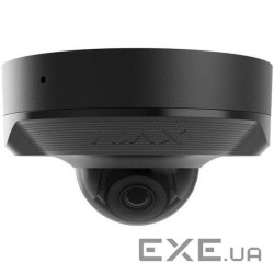 IP-Камера дротова Ajax DomeCam Mini, 8мп, 4мм, Poe, True WDR, IP 65, ІЧ 30м, аудіо, кут (000039330) (000039330)