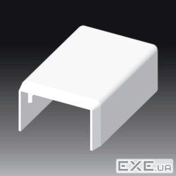 Заглушка до LHD 25х15 білого кольору, Серія LH, ПВХ (8691_HB) (8691_HB)