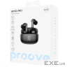Беспроводные наушники Proove Intro Pro TWS with ANC (APP) obsidian black (TWIP0001AP15)