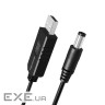 Кабель ColorWay для роутера 12V (USB-DC 5.5х2.5mm) 1 м , Black (CW-CBUD067-BK)