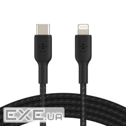 Дата кабель USB-C to Lightning 2.0m Belkin (CAA004BT2MBK)