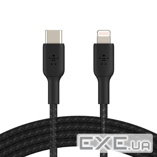 Дата кабель USB-C to Lightning 2.0m Belkin (CAA004BT2MBK)