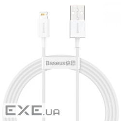 Кабель Baseus Superior Series Fast Charging Data Cable USB to iP 2.4A 1.5m White (CALYS-B02)