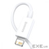 Кабель Baseus Superior Series Fast Charging Data Cable USB to iP 2.4A 1.5m White (CALYS-B02)