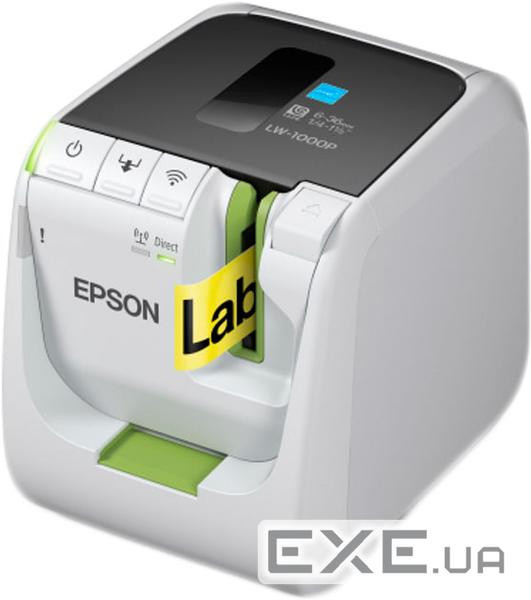 Принтер етикеток Epson LabelWorks LW-1000P USB, Wi-Fi (C51CD06200)