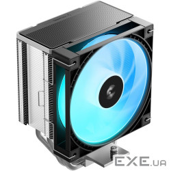 Кулер процессорный DeepCool AG600 ARGB Black (R-AG600-BKAMMG2-G), Intel: 1851/1700, AMD: AM5/AM4, 12
