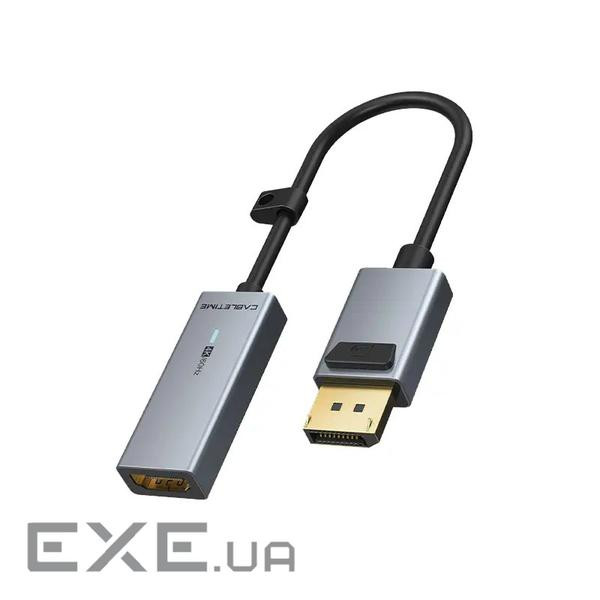 Адаптер Сabletime DisplayPort - HDMI (M/F), 0.2 м , Gray (CP20A)