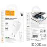 Зарядний пристрій HOCO C146A Charm USB-C PD20W + cable USB-C to USB-C White (6942007630269)