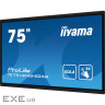 75" 16:9 інтерактивний VA РК дісплей, 3840х2160, P ureTouch-IR+, 24/7, 435 кд/м2, (TE7514MIS-B2AGAX)