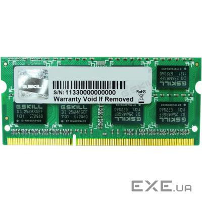 Оперативна пам'ять G.Skill 8 GB SO-DIMM DDR3 1600 MHz (F3-1600C11S-8GSL)