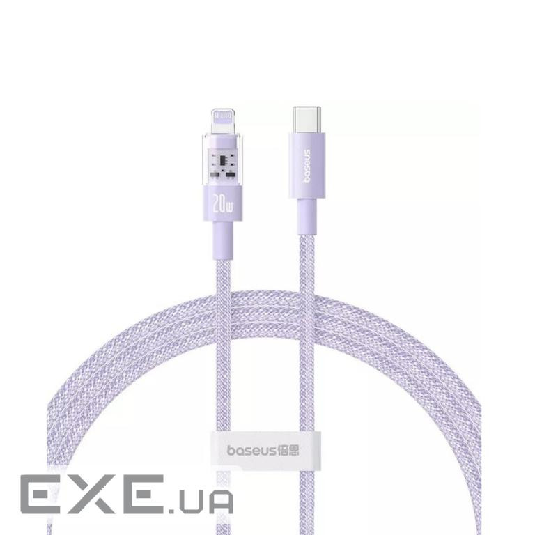 Кабель Baseus Gem Fast-Charging Data Cable USB-C to iP 20W 2m Nebula Purple (P10373001511-01)