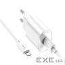 Зарядний пристрій HOCO C109A Fighter USB QC3.0 + cable Micro 5P White (6931474784827)