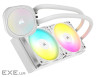 CORSAIR NAUTILUS 240 ARGB White, 240mm Radiator, Liquid CPU Cooler (CW-9060094-WW)