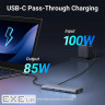 Док-станція USB3.2 Type-C --> HDMIx2, 60Hz/2xUSB-A/2xUSB-C 3.2/ RJ45/SD/TF/PD 100W CM639 Ugr (45380)