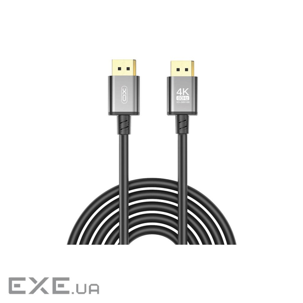Кабель XO (GB018B-DP.tranish) DisplayPort-DisplayPort v1.2, 5м Tranish