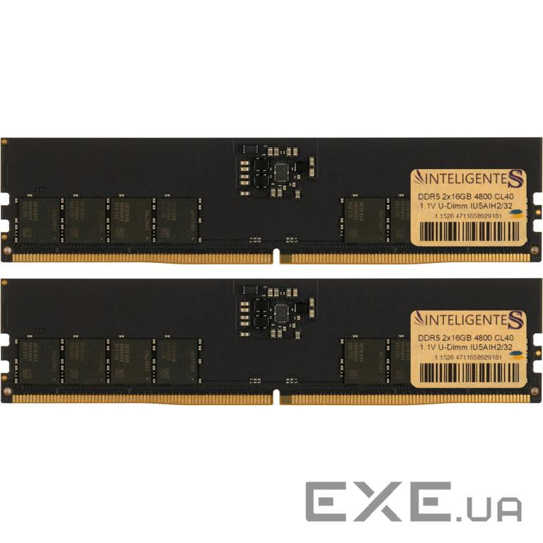 Модуль пам'яті INTELIGENTES DDR5 4800MHz 32GB Kit 2x16GB (IU5AIH2/32)