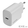 Зарядний пристрій Canyon OnCharge 200 20W 1xPD EU White (CNE-CHA200-01)