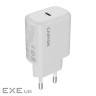 Зарядний пристрій Canyon OnCharge 200 20W 1xPD EU White (CNE-CHA200-01)