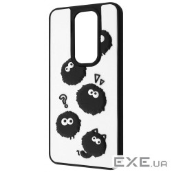Чехол WAVE Doodle Case Xiaomi Redmi Note 8 Pro black fluffy (64566 black fluff (64566  black fluffy)
