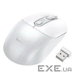 Миша бездротова HOCO GM28, 1600DPI, 2.4GHZ, White, Blister (GM28W)