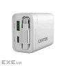 Зарядний пристрій Canyon 1xUSB-C PD65W + 1xUSB QC3.0 + cable USB-C to USB-C white (CNS-CURC65ACW)