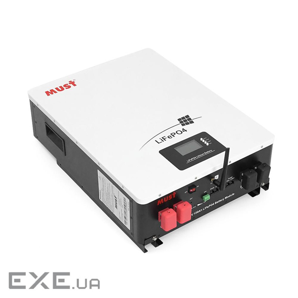 Аккумуляторная батарея Must LiFePO4 LP16-48100(OM) 51.2V 100Ah, 5,12kWh, BMS100A@16S (LP16-48100-OM)
