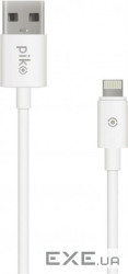 Дата кабель USB 2.0 AM to Lightning 2.0m white Piko (1283126493867)