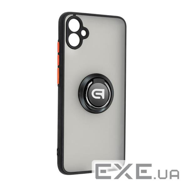 Чохол-накладка Armorstandart Frosted Matte Ring для Samsung Galaxy A04e SM-A042 Black (ARM68346)