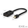 Перехідник Mini DisplayPort M to HDMI F 4K 30Hz black Ugreen (40360)